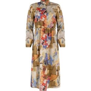 NWOT Junees Novella Sash Waisted Midi Dress